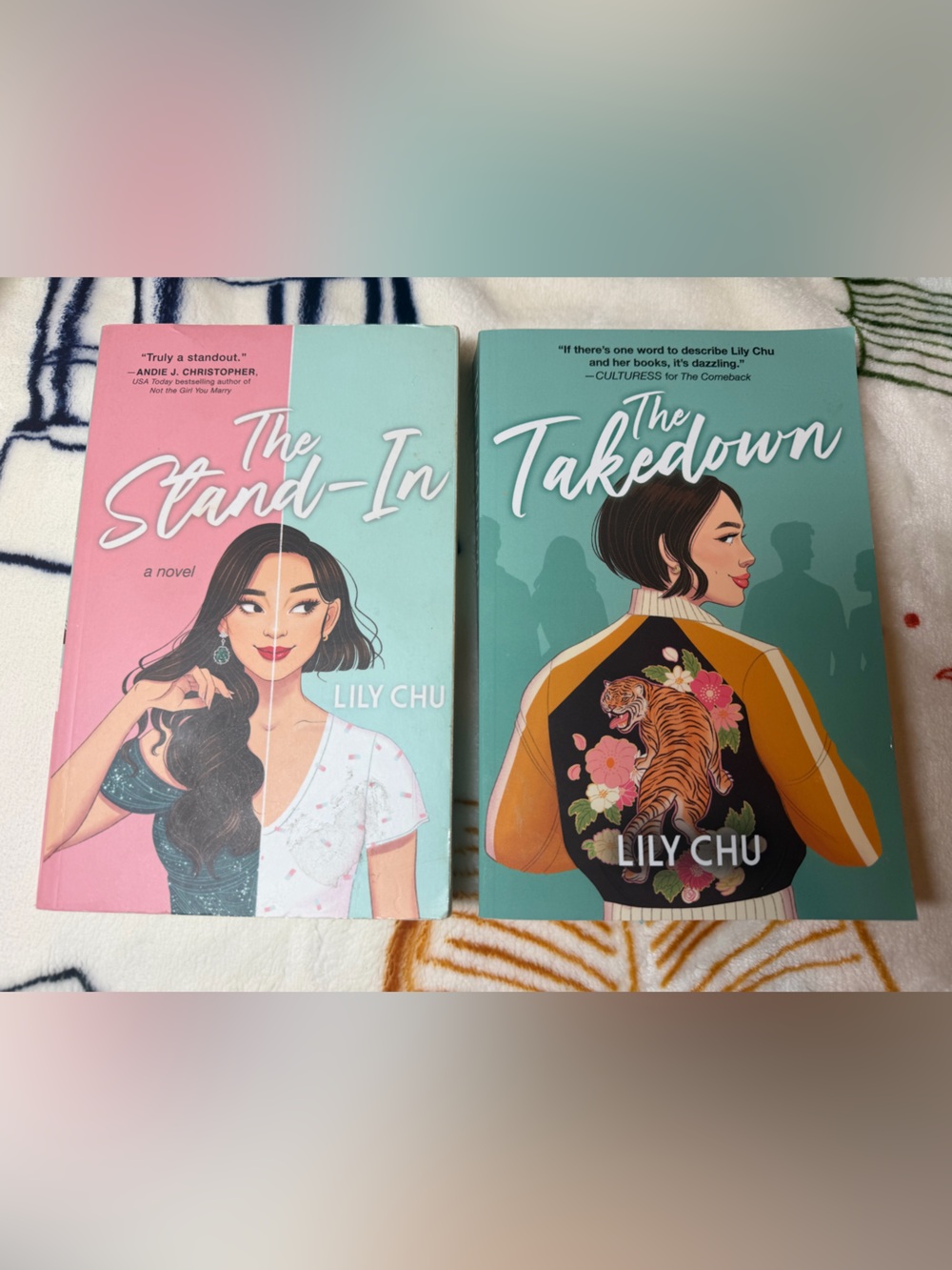 Lily Chu Contemporary Romance Paperback Book Set (The Stand-In & The Takedown)
